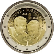 Italy, 2022, 2 euro coin, UNC